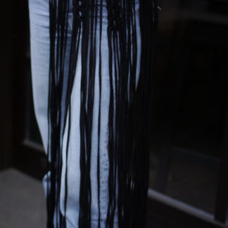 Український пояс ( припинда) чорна " Оберіг"