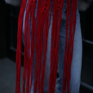 Український пояс ( припинда) червона " Оберіг"