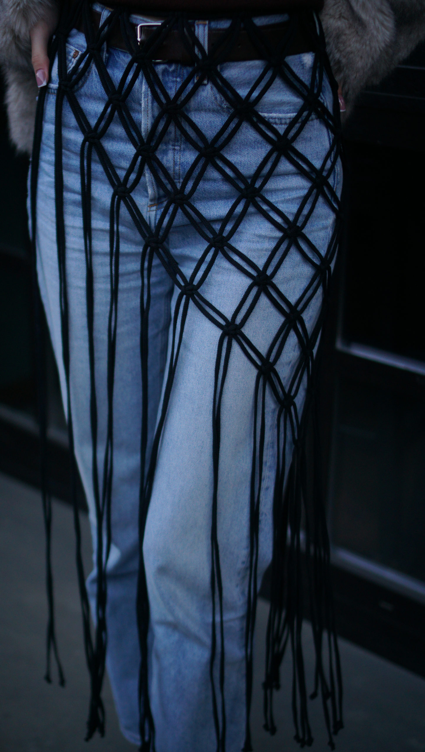 Український пояс ( припинда) чорна сітка - Зображення 2