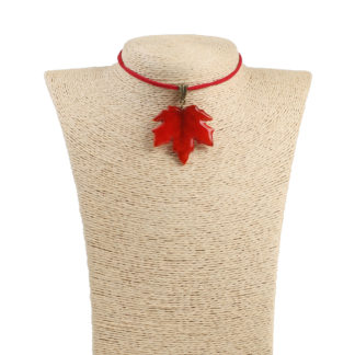 Підвіска "Листочок червоний"