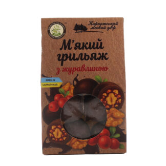 Грильяжні цукерки з журавлиною