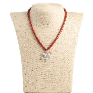 Намисто керамічне "Пташка 1"