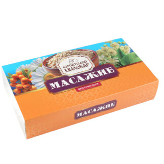 Набір масажного мила "Липа, вівсяний скраб, обліпиха та ромашка"