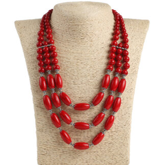 Намисто червоне "Корал"