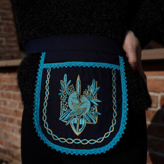 Кишенька чорно-блакитна “Пташка свободи”