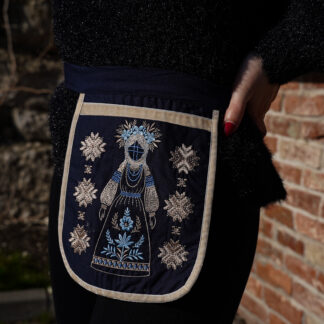 Кишенька чорно-блакитна “Мотанка”